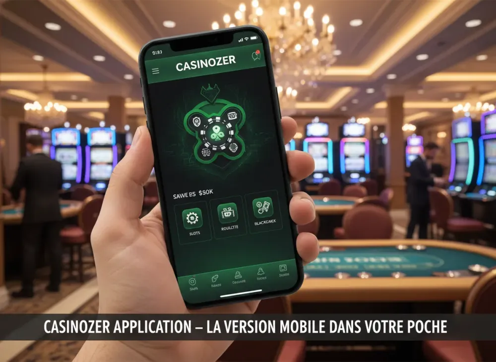 Casinozer application – la version mobile dans votre poche